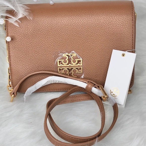 Tory Burch Handbags - New Tory Burch Britten Combo Crossbody bark
